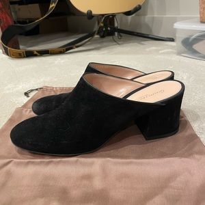 Gianvito Rossi Suede Mules